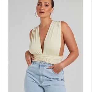 Multi tie body suit